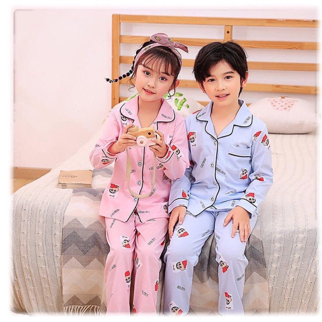 Đồ bộ pijama cho bé, đồ ngủ dễ thương thun cotton chính phẩm mềm mịn mát cho bé 10kg đến 40kg