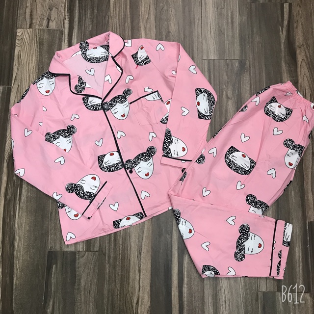 ĐỒ BỘ PIJAMA - PIJAMA THÔ KATE THÁI DÀI TAY QUẦN DÀI NHIỀU MẪU XINH ( ảnh thật - video)