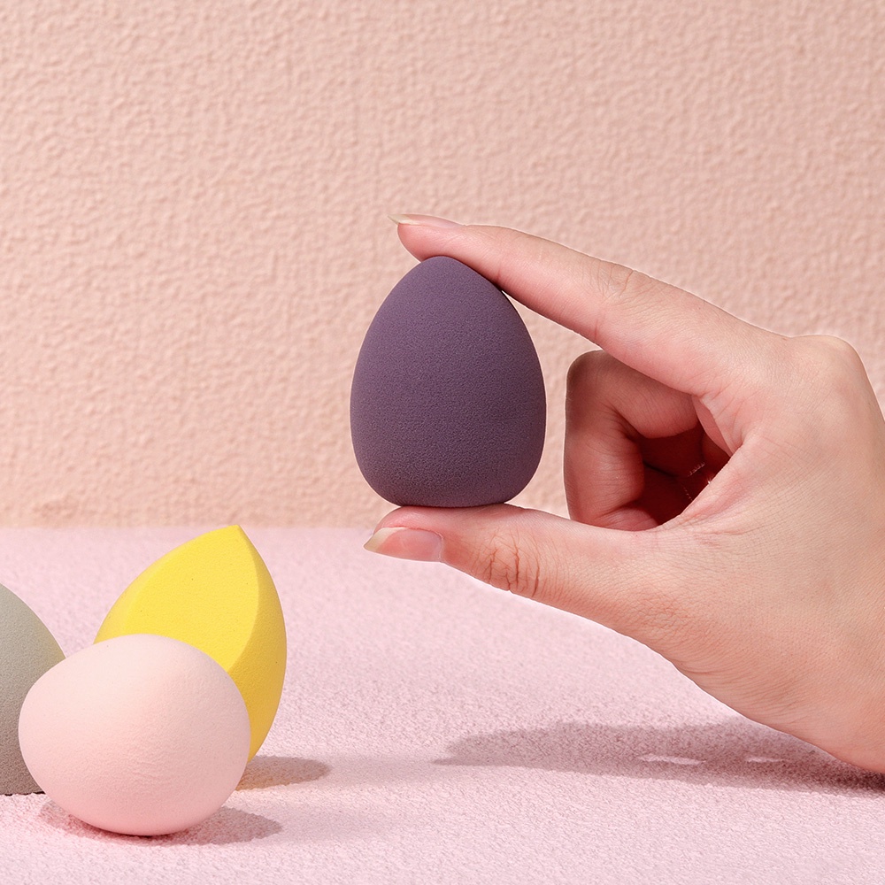 Set 4 mút trang điểm OVW MZD4FEN nhiều màu sắc tùy chọn siêu mềm mại hình dạng trứng