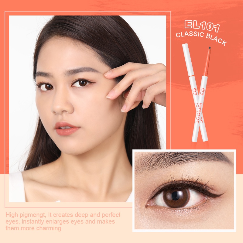 [Hàng mới về] Bút kẻ mắt Lemooc chống thấm nước siêu mềm lâu trôi độ lên màu cao