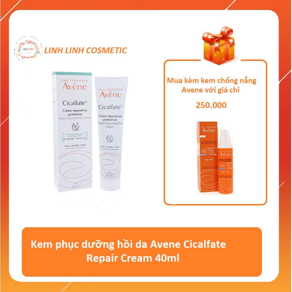 kem dưỡng phục hồi da Avene Cicalfate Restorative Skin Cream 40ml