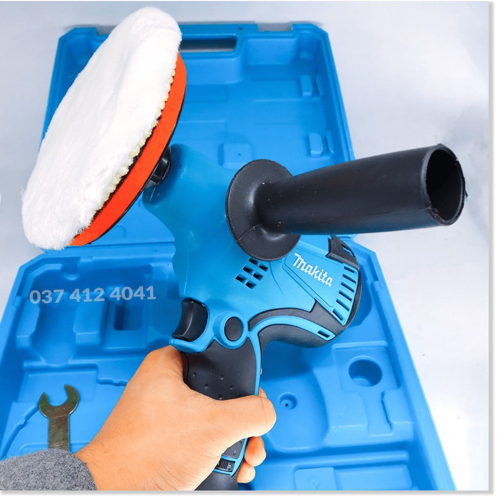 Máy đánh bóng ô tô MAKITA GV6010  - Máy chà nhám ô tô, xe máy Mini 6 tốc độ