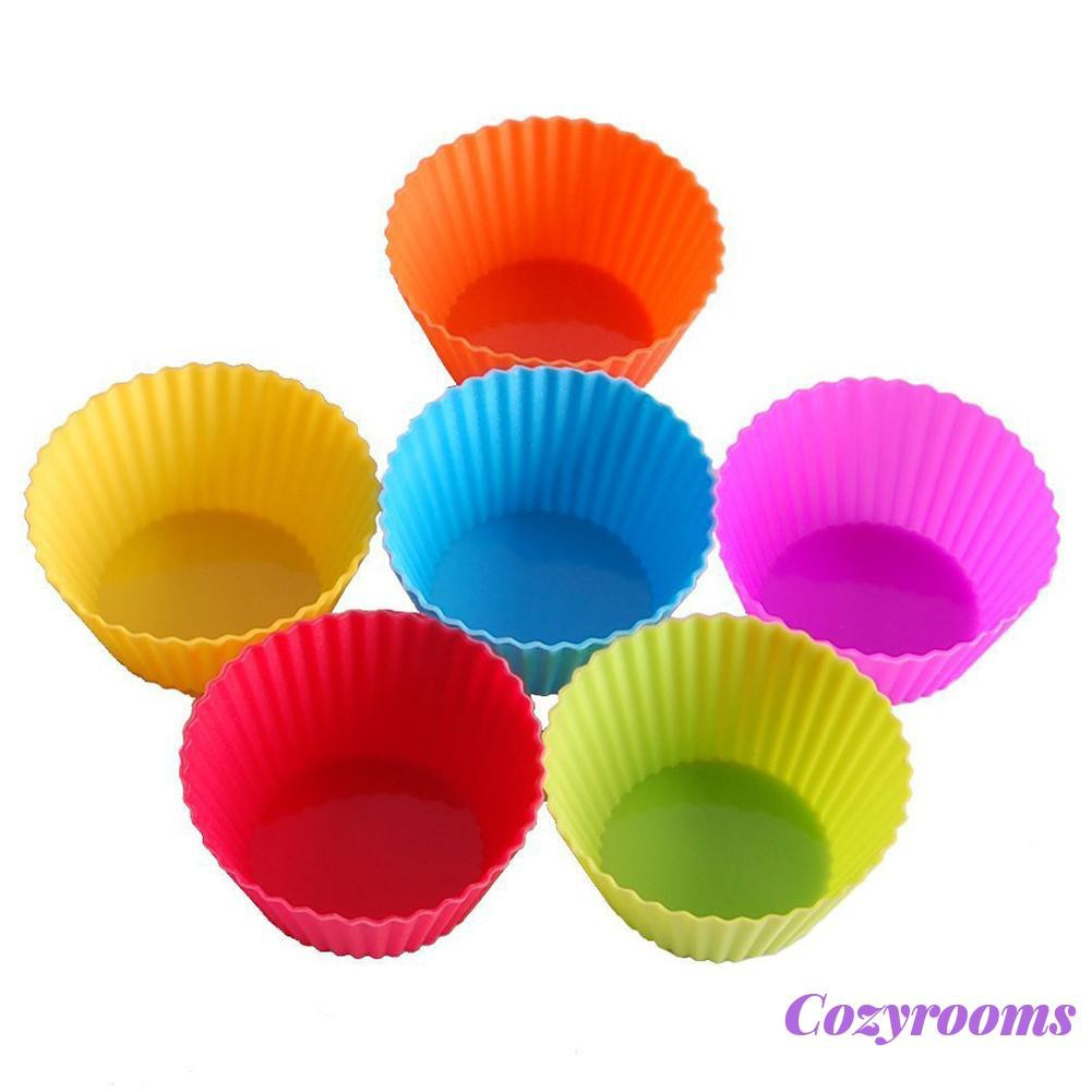 Khuôn Silicone Làm Bánh Muffin Tiện Dụng