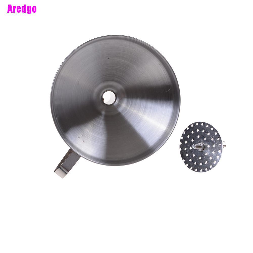 Phễu chiết chất lỏng miệng rộng 15/13/11cm với màng lọc tháo rời được bằng thép không gỉ