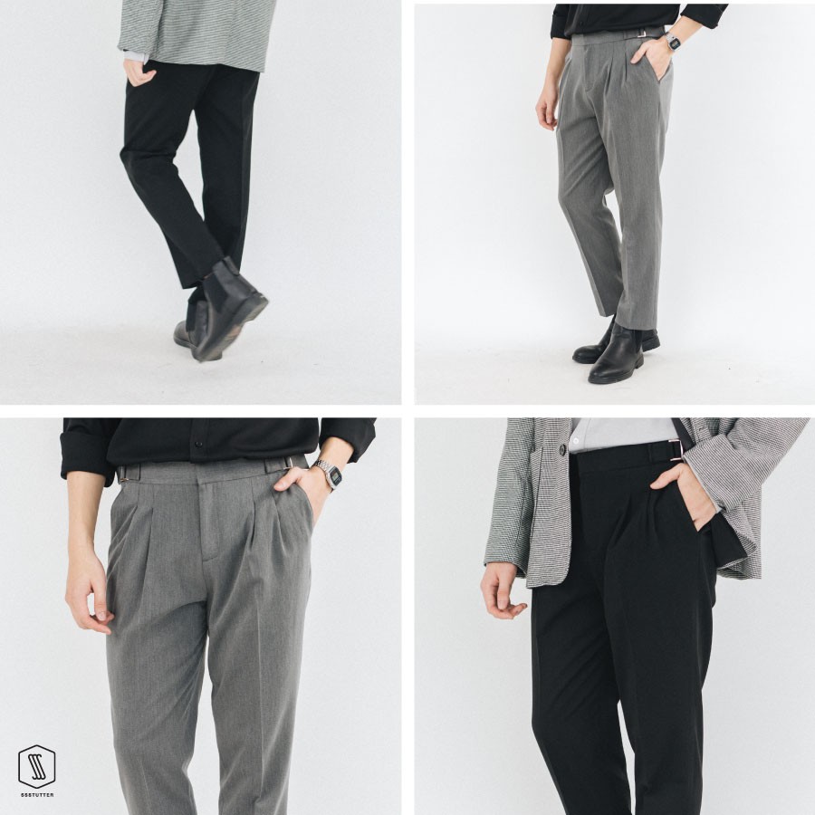 [Mã SSSTXUX3 hoàn 8% xu] Quần âu vải Nam có khoá điều chỉnh vòng bụng SSSTUTTER Vải cao cấp co giãn siêu nhẹ Shift Pants | BigBuy360 - bigbuy360.vn