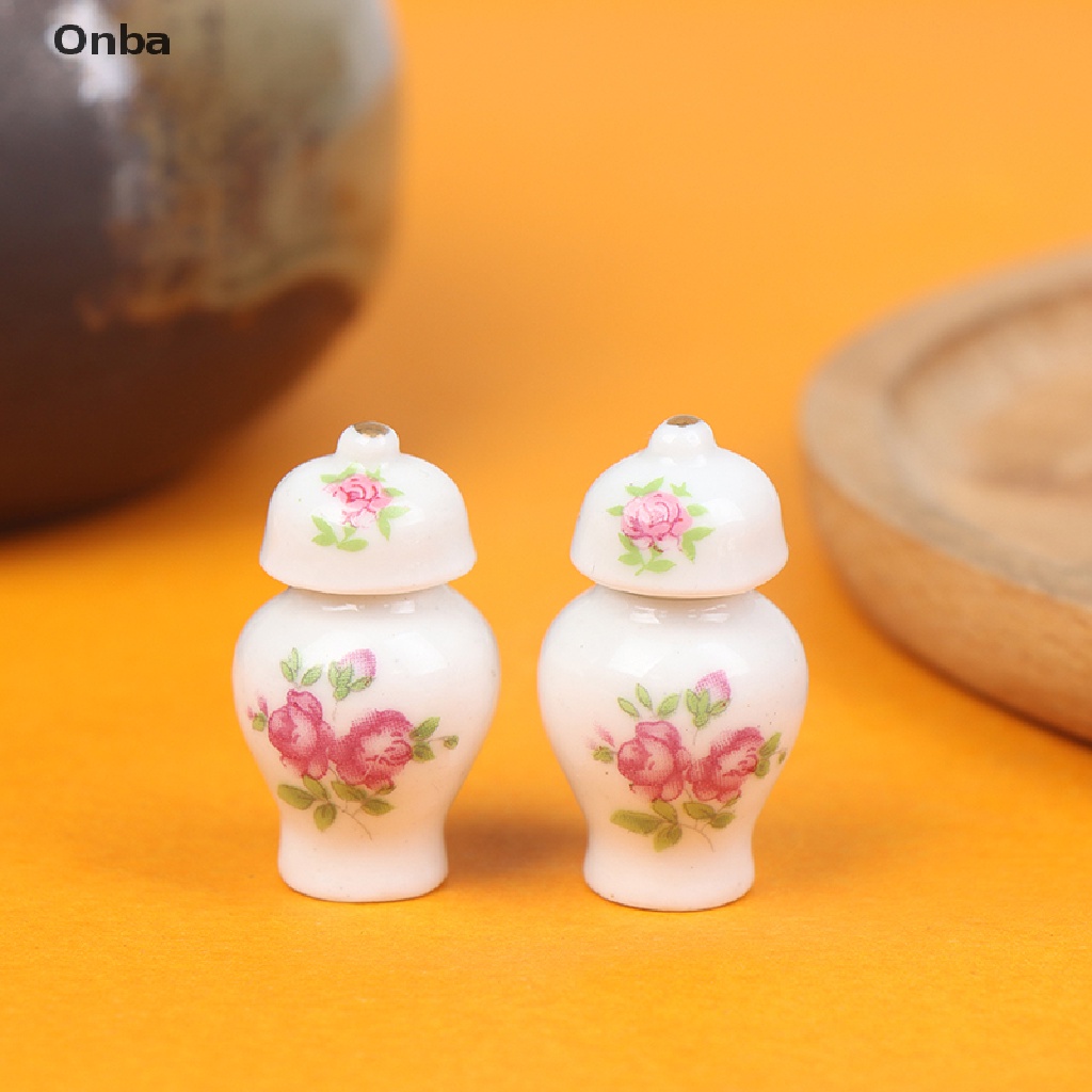 Mô Hình Bình Gốm Sứ 1: 12 Trang Trí Nhà Búp Bê