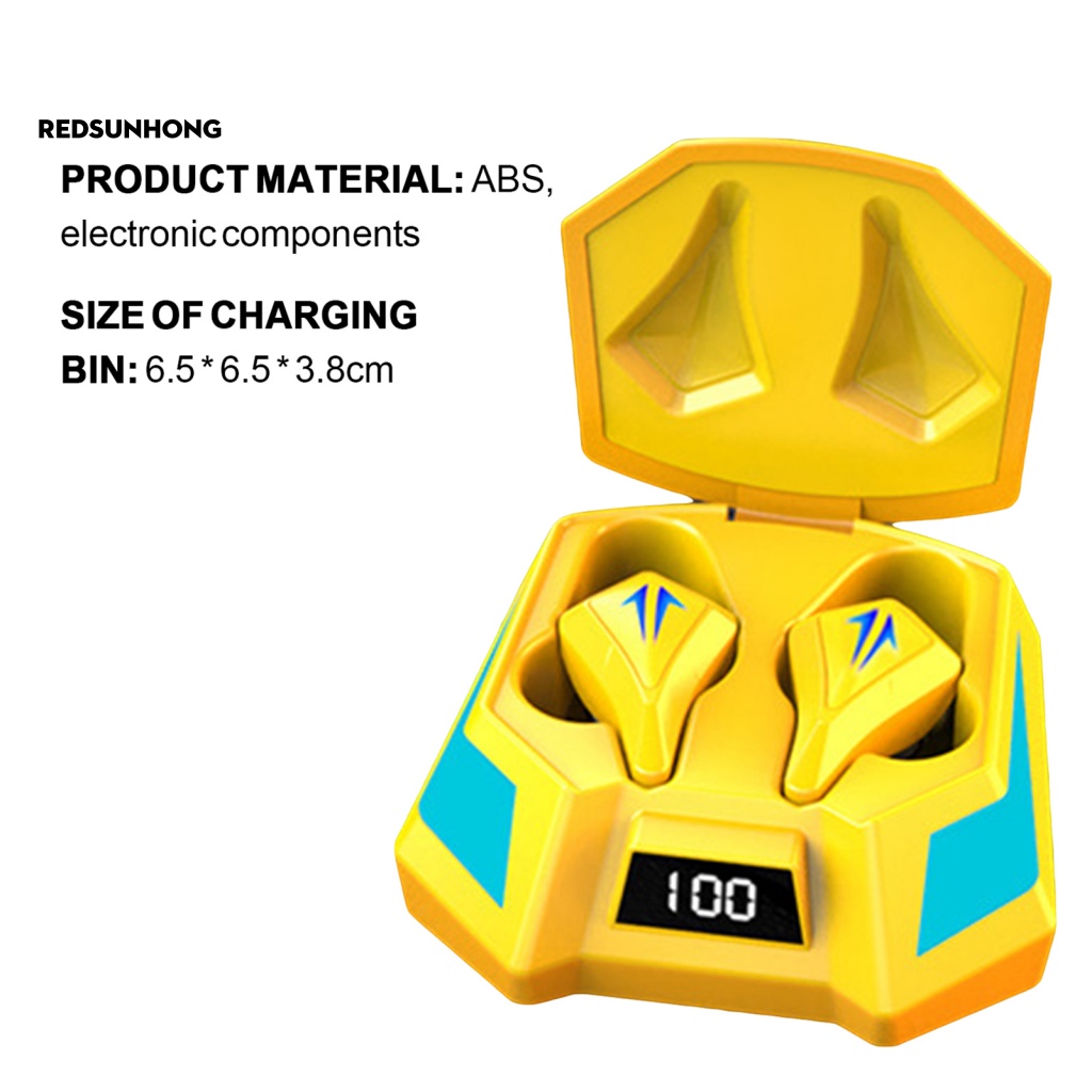 Tai Nghe Bluetooth Không Dây IPX5 Chống Nước Có Thể Chạm Cảm Ứng Vân Tay