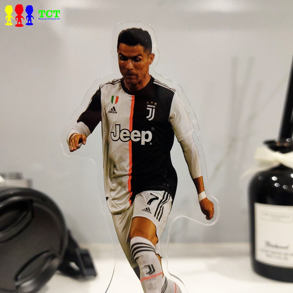 Mô hình tượng Acrylic Standee cầu thủ Ronaldo Juventus (15cm)