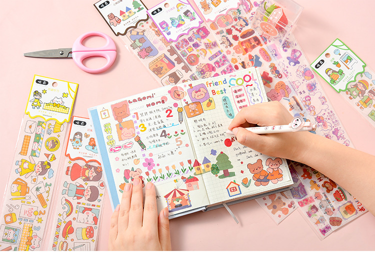 Hình Dán Trang Trí Sáng Tạo Đáng Yêu