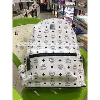 BALO McM MÀU TRẮNG SIZE L - SIZE 40