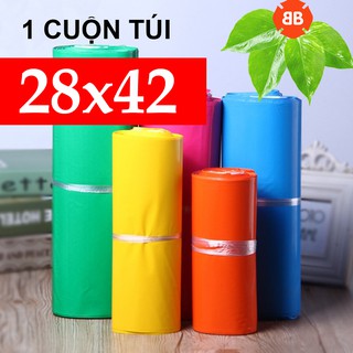 [BÃO SALE] [COMBO 1 CUỘN size 28x42cm] 100 Túi Đóng Hàng Niêm Phong - Siêu bền,Siêu dai, Tiết kiệm, Chống thấm nước
