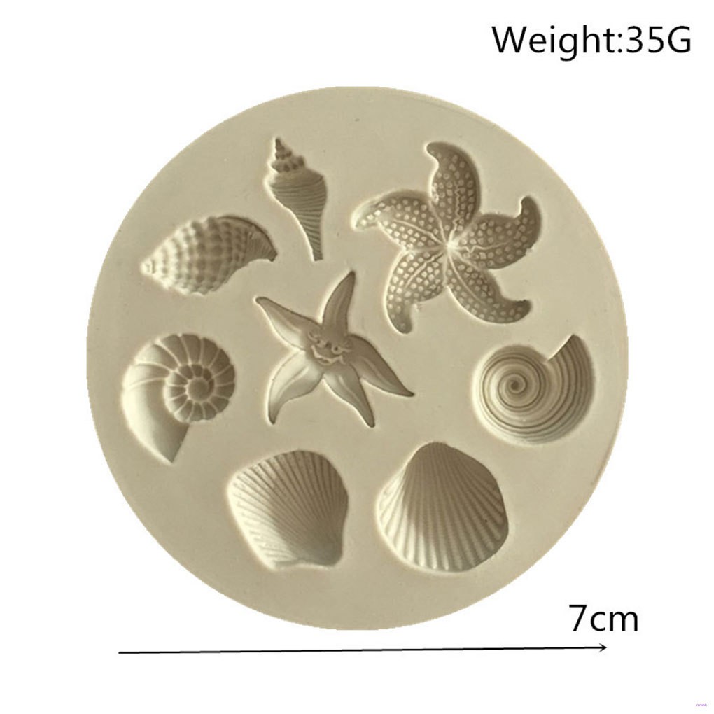 Khuôn Làm Sô Cô La Hình Vỏ Sò 3d