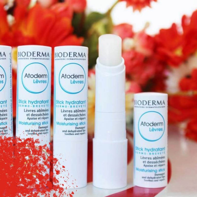 Son Dưỡng Bioderma Atoderm Levres Pháp Ẩm Cho Môi ,Giúp Môi Mềm Mại, Không Bị Khô, Nứt, Nẻ - Hàng Chính Hãng