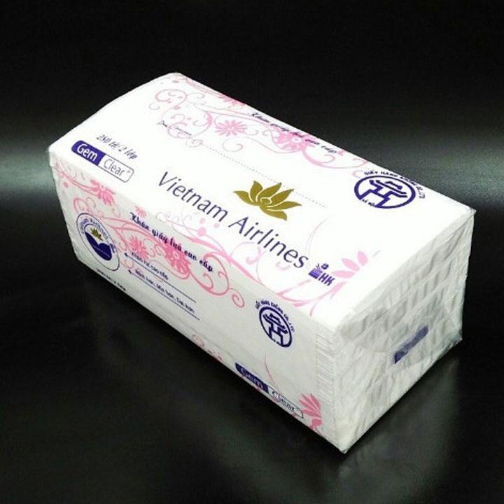 Thùng 40 gói Giấy ăn hàng không [300 tờ/gói, giấy 3 lớp] - Siêu mềm mịn