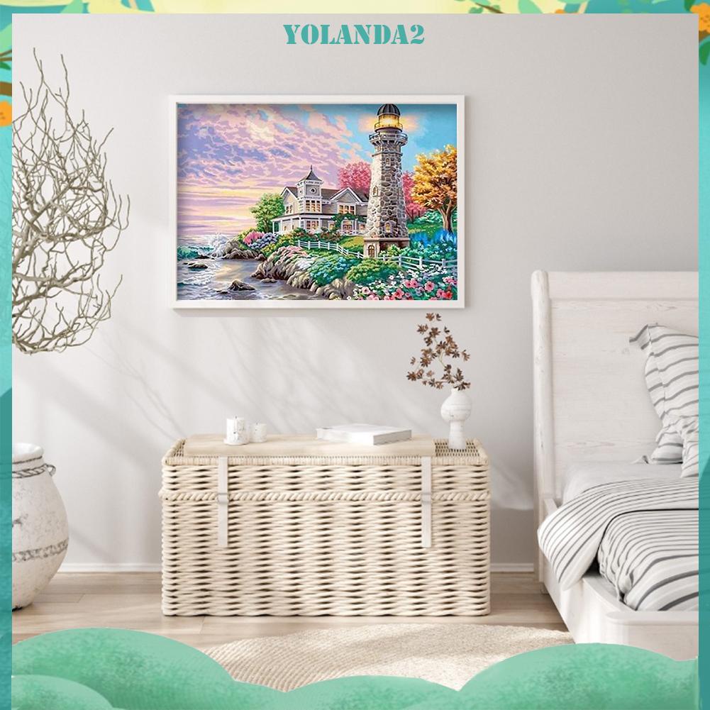 Bộ Tranh Thêu Chữ Thập Tự Làm 11CT Hình Phong Cảnh