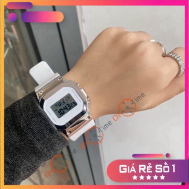 Đồng hồ thể thao Casio S5600 nam nữ viền thép không gỉ, dây cao su siêu bền, nhiều màu cực đẹp | BigBuy360 - bigbuy360.vn
