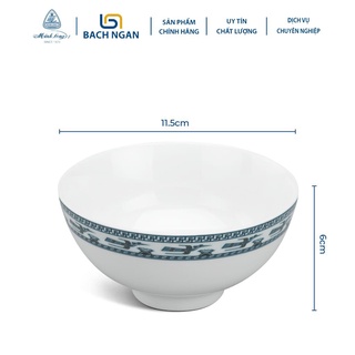 chén sứ Minh Long chim lạc - chén sứ minh long