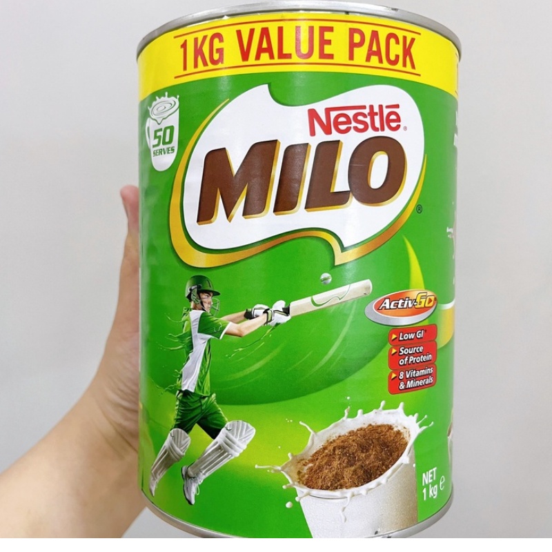 [Date 08/2022] Sữa MILO nội địa Úc 1kg mẫu mới, Sữa Milo Úc phát triển chiều cao, bổ sung dưỡng chất thiết yếu