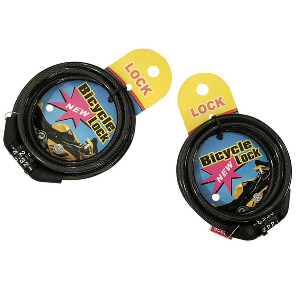 GTUBIKE Ổ khóa GTUBIKE dây xích 4 chữ số mini bằng thép chống trộm cho xe đạp/ xe máy