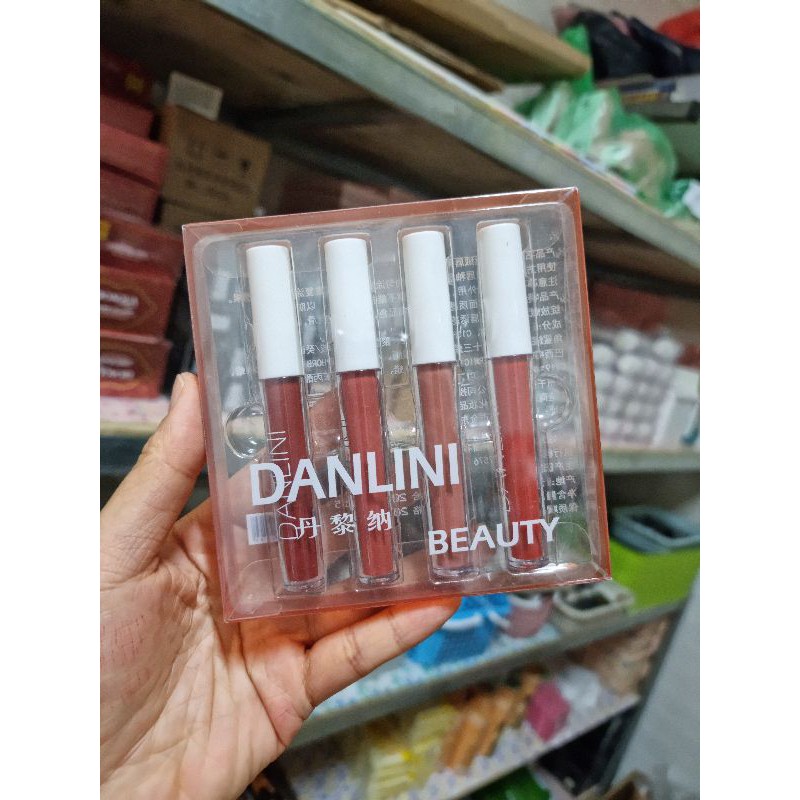 Set Son 4 Cây DANLINI -Set Son Kem Lì Phiên Bản Mới Nhất  - Son Trung Hàng Nội Địa Hottrend | BigBuy360 - bigbuy360.vn