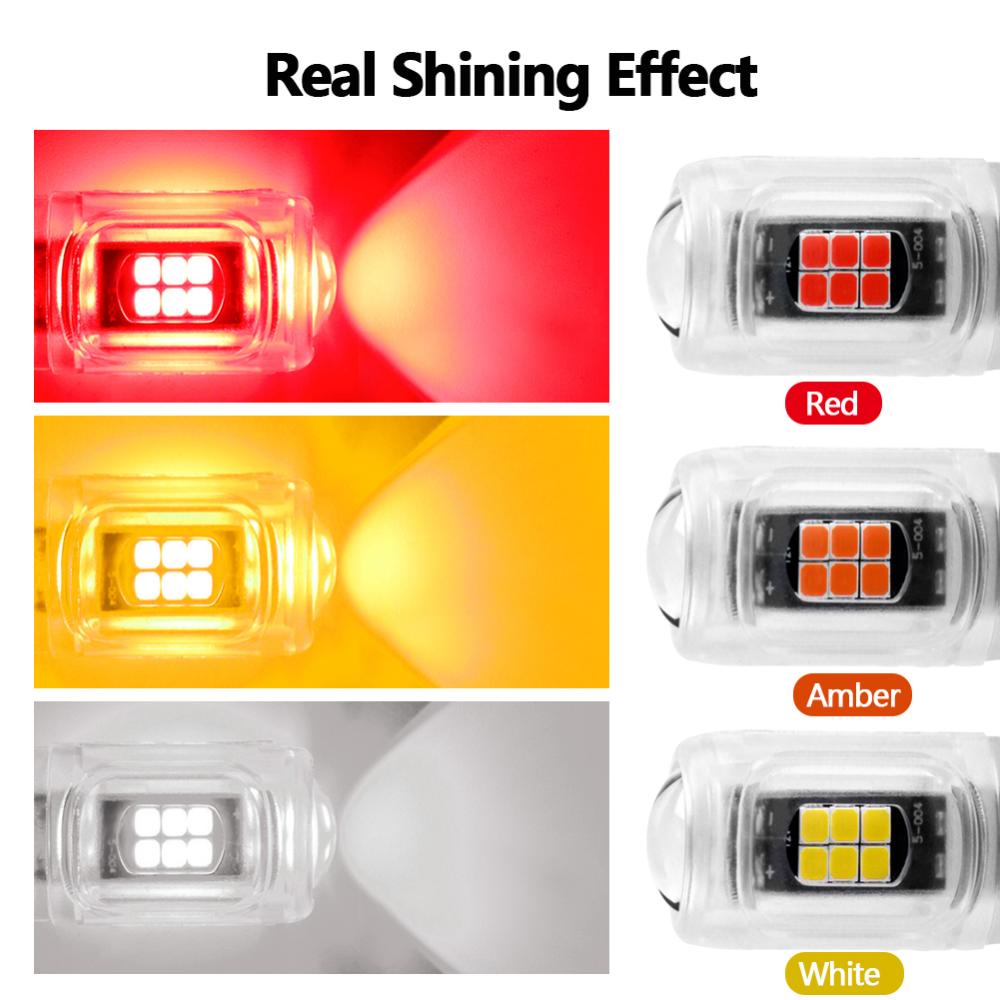 1 Bóng Đèn Led 1156 BA15S BAU15S P21W PY21W 1157 BAY15D P21/5W P21 5W Gắn Đuôi Xe Hơi Chuyên Dụng