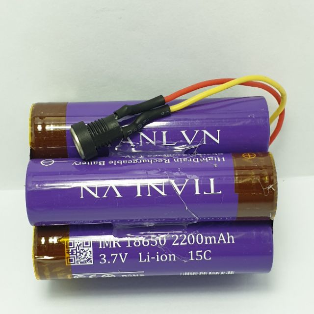 KHỐI PIN Hitachi-3S-12V - 4400mah XẢ 40A DÙNG CELL TIANL VN