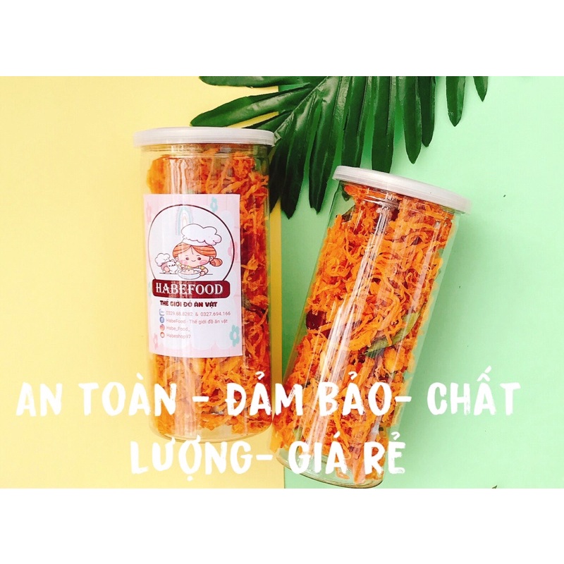 Khô gà lá chanh habe hộp 400gr siêu ngon đậm vị  | đồ ăn vặt habefood | BigBuy360 - bigbuy360.vn