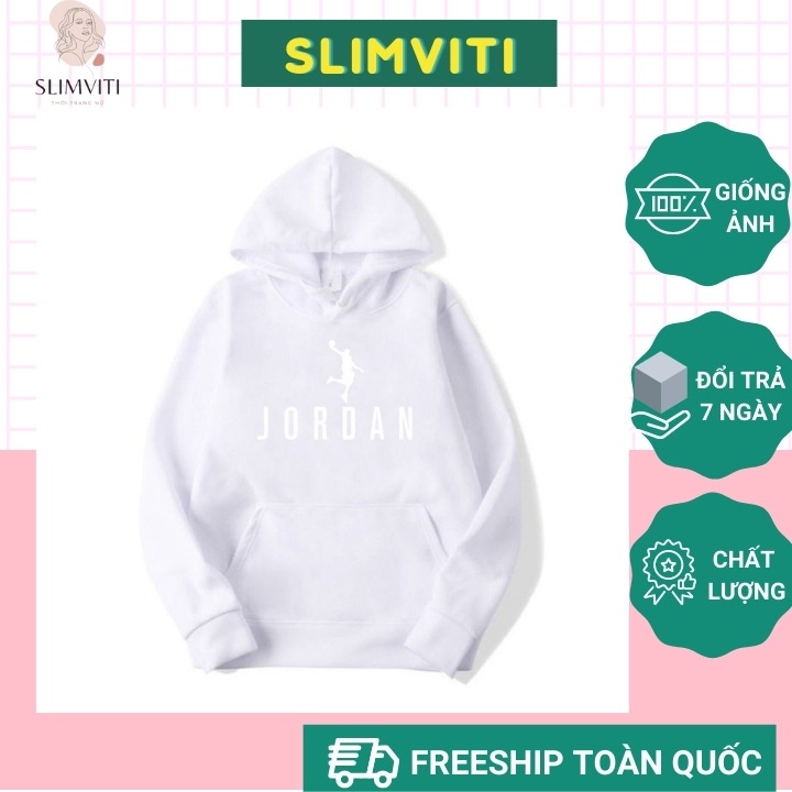 Áo hoodie nam nữ JORDAN form rộng dày có mũ local brand SLIMVITI | BigBuy360 - bigbuy360.vn