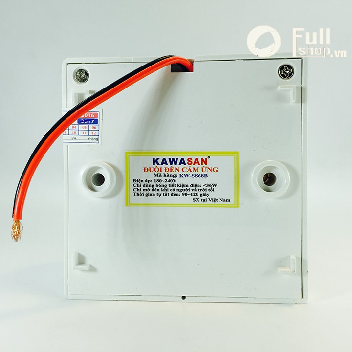 Combo 02 Đui đèn cảm ứng hồng ngoại đèn tự bật khi có chuyển động Kawa SS68