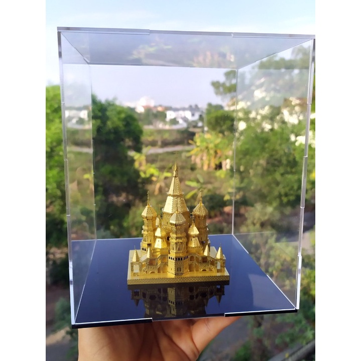 Mô hình lắp ghép kim loại 3d Bồng lai đảo