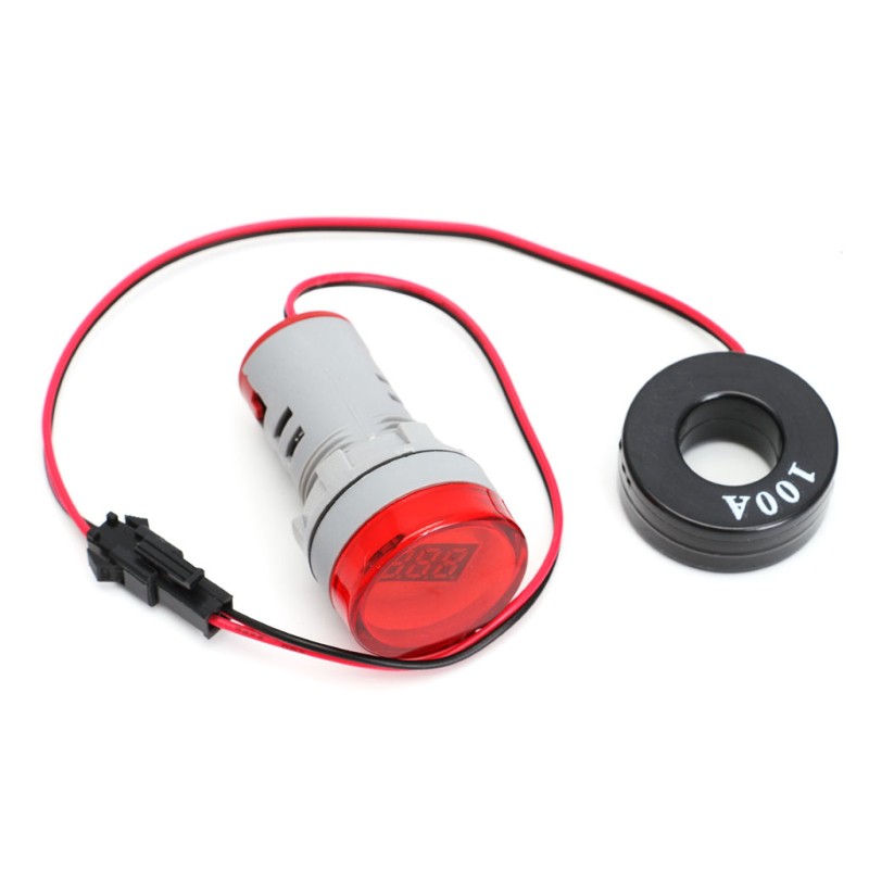 Ampe kế kỹ thuật số 22mm aot.ac 220v 0-100a kèm máy biến áp