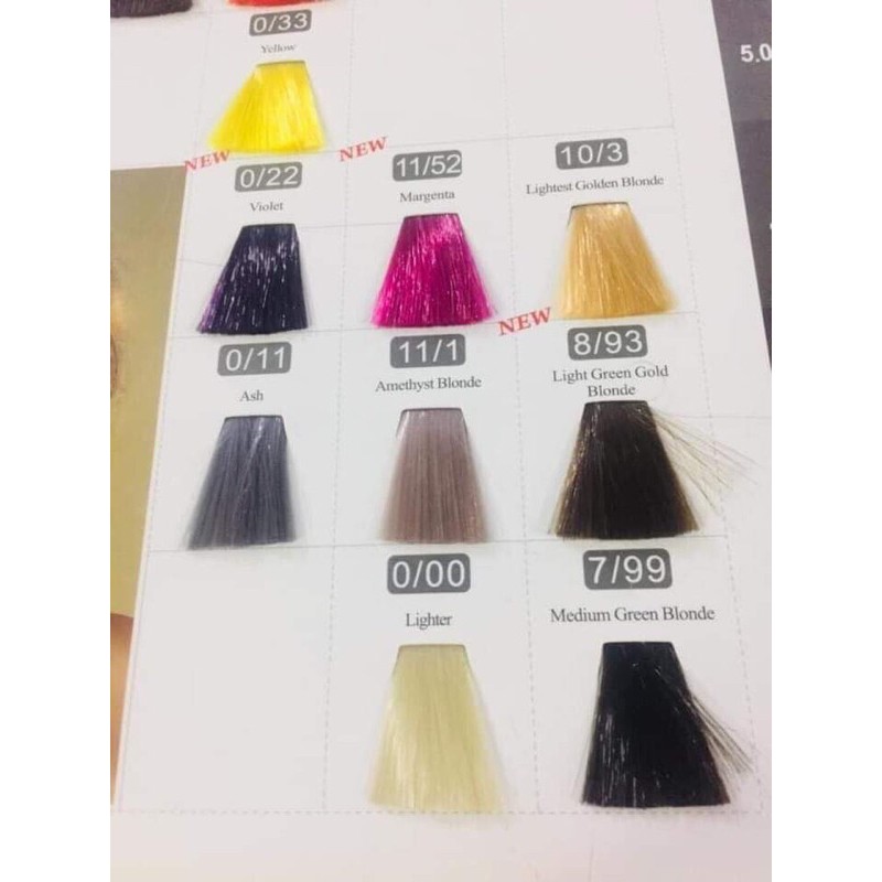 Nhuộm tóc COLORLINE Tự chọn màu(inbox màu)+kèm oxy trợ nhuộm