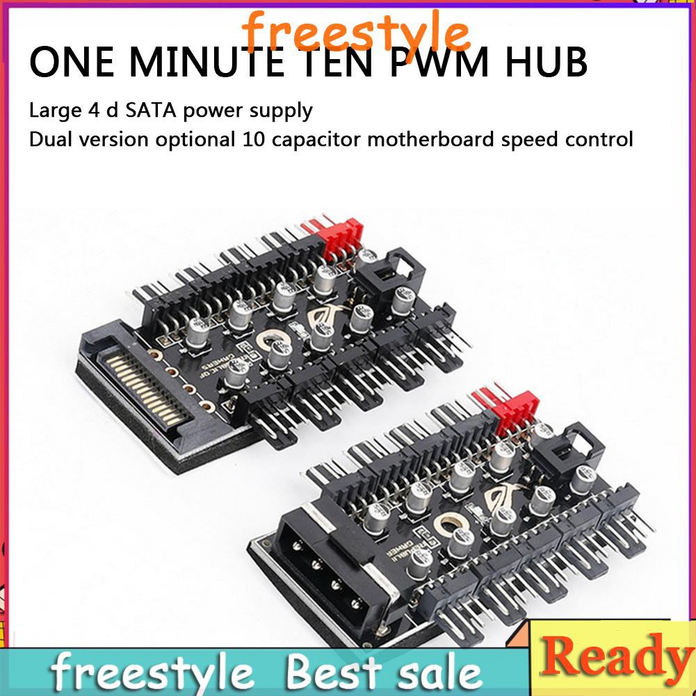 Bộ Điều Khiển Tốc Độ Quạt Tản Nhiệt Pc 1-10 4pin Pwm