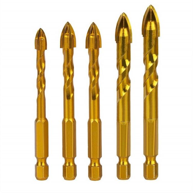 Mũi khoan đa năng khoan gạch, đá, bê tông độ cứng cao chân lục giác 6mm, 8mm, 10mm, 12mm
