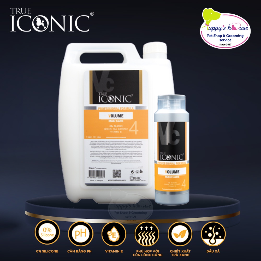 TRUE ICONIC Dầu xả Volume Maxi Care dành cho chó_chai 250ml