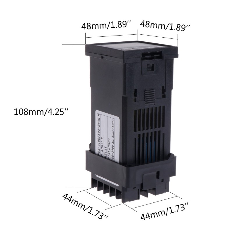 Bộ điều khiển nhiệt độ kĩ thuật số PID REX-C100(M) đầu ra rơ le loai K