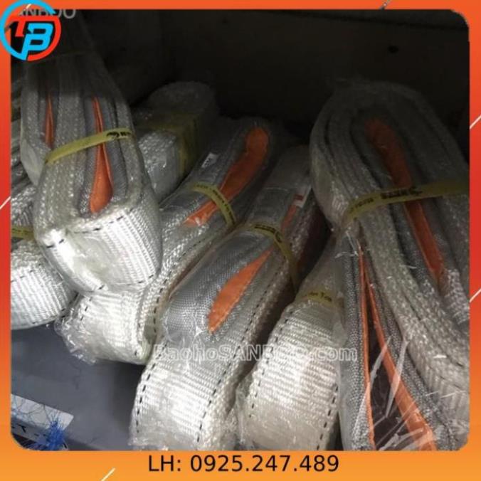 Dây cáp vải cẩu hàng 2 tấn x 5 mét - rộng 5cm - Hệ số 5:1