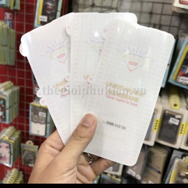 Dán full màn hình PPF SamSung Galaxy S10 5G chống xước,