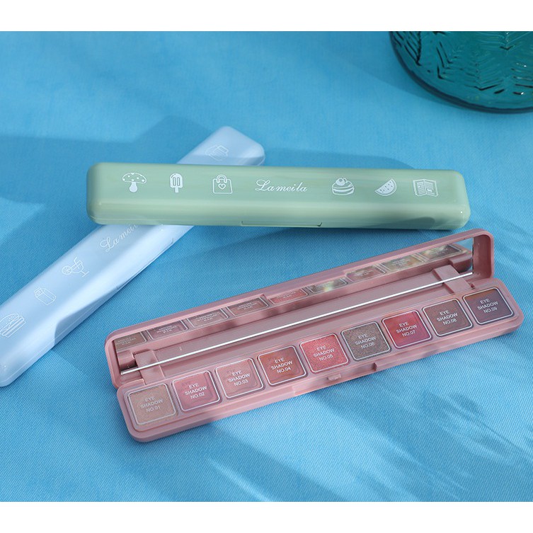 (Hàng Mới Về) Bảng Phấn Mắt 9 Màu Alimama - Lameila 3600 | BigBuy360 - bigbuy360.vn