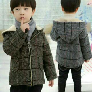 Áo khoác dạ cho bé trai