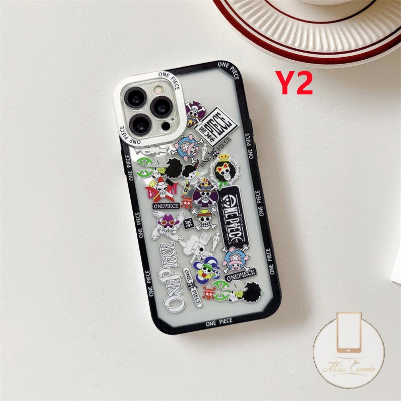 Ốp Điện Thoại TPU Mềm Trong Suốt Chống Sốc In Hình One Piece Cho iPhone 6 6s 7 8 Plus 11 12 14 Pro XS Max XR X SE 13 Pro Max