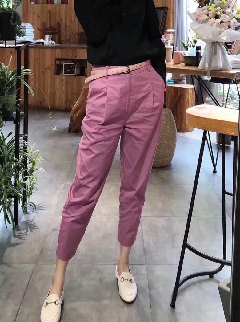 Quần Dài Dáng Rộng Màu Sắc Ngọt Ngào Thời Trang Mùa Hè 2020 Cho Nữ