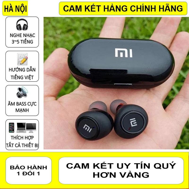 Tai nghe Bluetooth Không dây Redmi Airdots 2  Công Nghệ 5.0 Kèm Đốc Sạc Cảm Biến Tự Động Kết Nối Hàng Chính Hãng Nhật