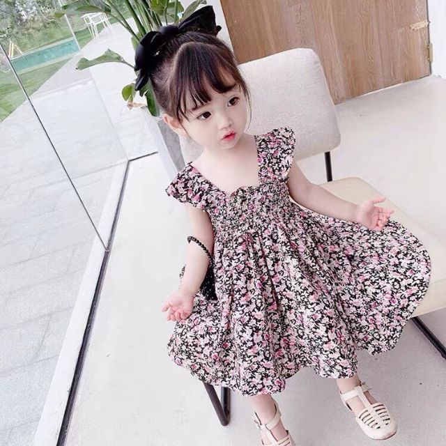 Váy cánh tiên voan lụa