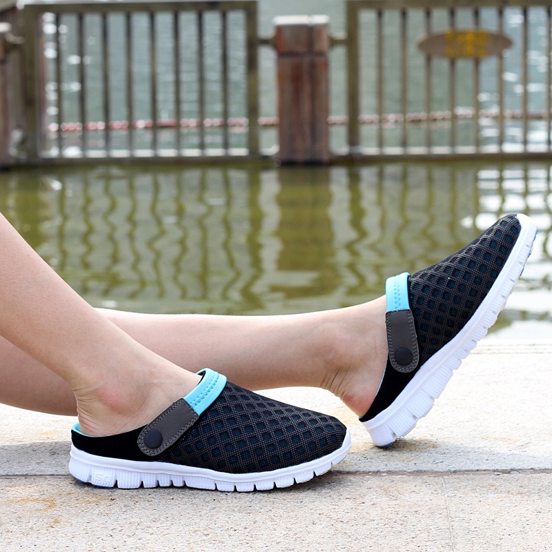 Xăng đan Lưới Thoáng Khí Đi Biển Mùa Hè Cho Nam Nữ