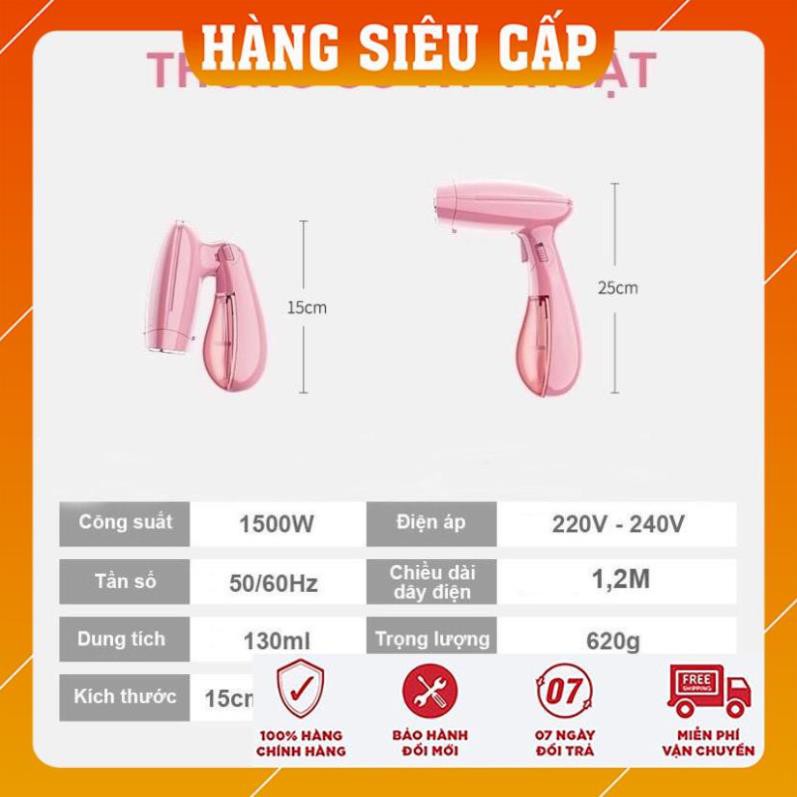 [BH 12 THÁNG] BÀN LÀ HƠI NƯỚC CẦM TAY SOKANY KW-001 CÔNG SUẤT 1500W, BÀN ỦI HƠI NƯỚC SONAKY MẪU MỚI 2020