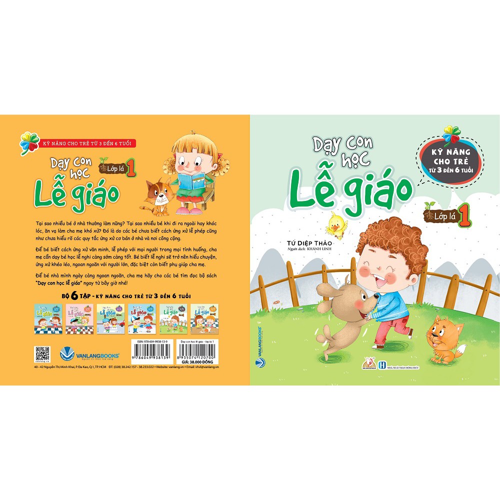 Sách - Dạy Con Học Lễ Giáo – Lớp lá 1 | BigBuy360 - bigbuy360.vn