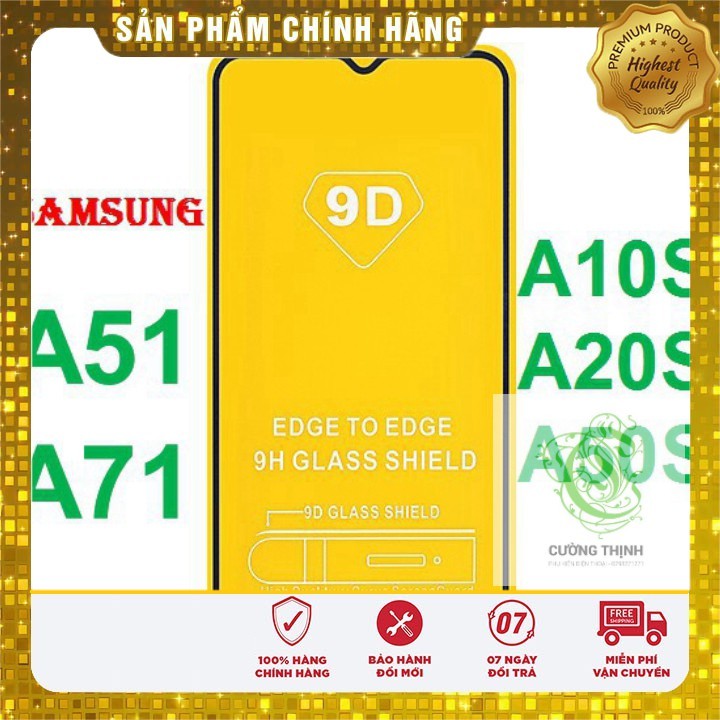 [ Giá siêu rẻ] Kính Cường Lực 9D Full màn hình các mã Samsung galaxy A01 , A51 (2020) , A71 (2020)