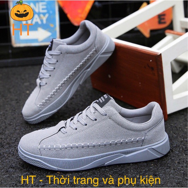 Giày Thể thao nam da lộn, cổ thấp, Sneaker mới nhất 2020, phù hợp đi làm, đi chơi | BigBuy360 - bigbuy360.vn