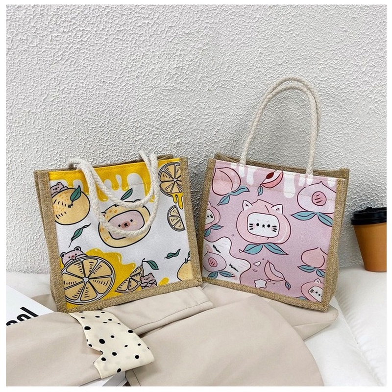 Túi cói mini đi biển nữ đẹp đi chơi thời trang dễ thương cute cá tính phong cách Vintage